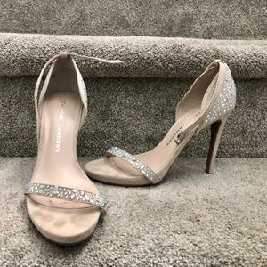 Sexy Nude Gem Heels